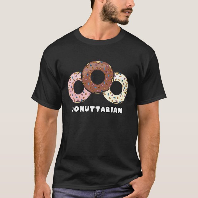 Camiseta Design de Donut Divertido (Frente)