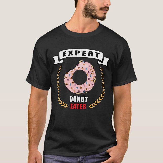 Camiseta Design de Donut Engraçado (Frente)