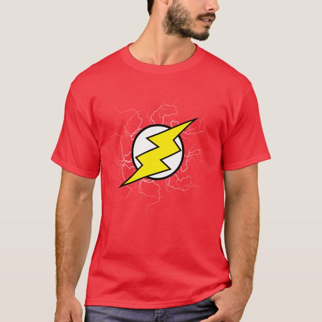 Camiseta Design de Efeito de Luz de Bola Elétrica (Frente)