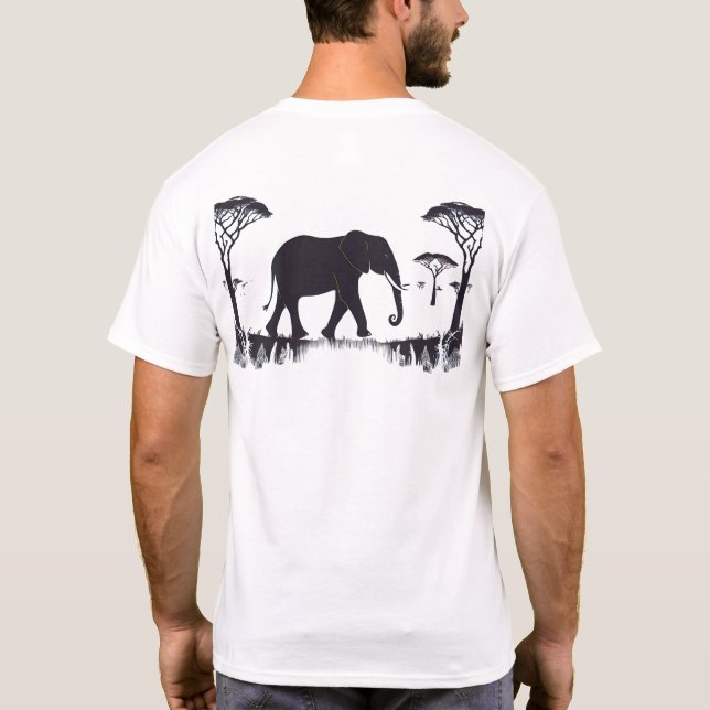 Camiseta Design de elefante (Verso)