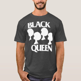 Camiseta Design de energia para mulheres negras pretas