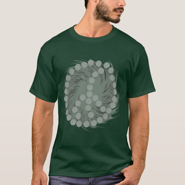 Camiseta Design De Ervilhas Com Cabras (Frente)