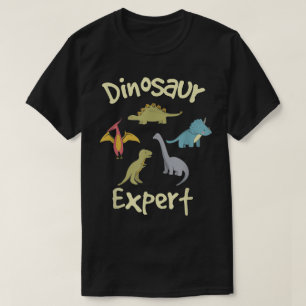 Camiseta Design de Especialista em Dinossauros Fofos
