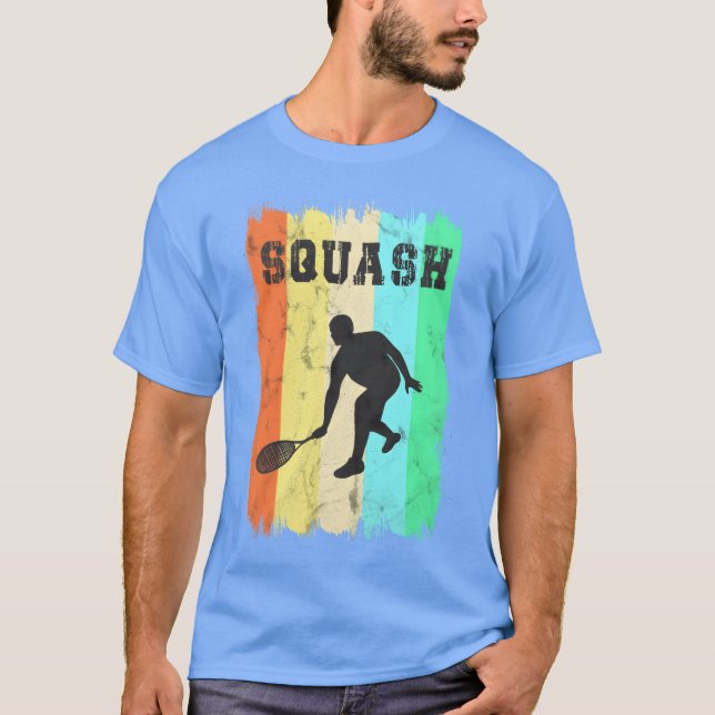 Camiseta Design de esporte de squash menina menino (Frente)