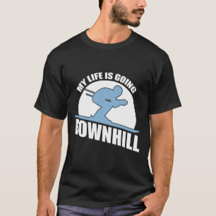 Camiseta Design De Esqui legal Para Homens Mulheres Neve Es