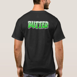 Camiseta Design de Estilo Grafite de Manteiga que Diz Mante