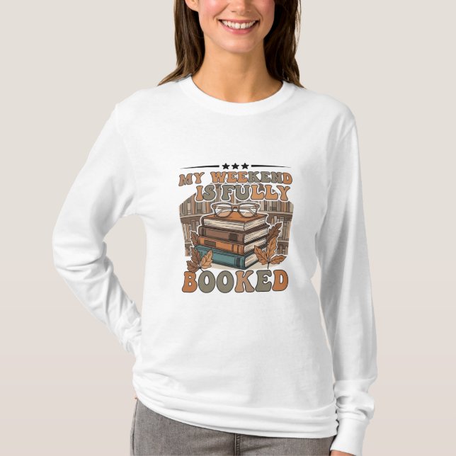 Camiseta Design de estudo de livros autóctones (Frente)