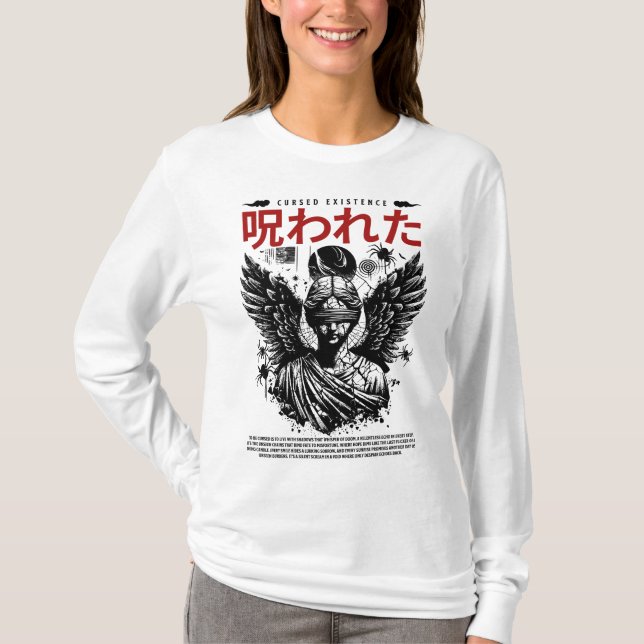 Camiseta Design de Existência Maldita (Frente)