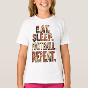 Camiseta Design de fã de futebol retrô Gráfico de futebol