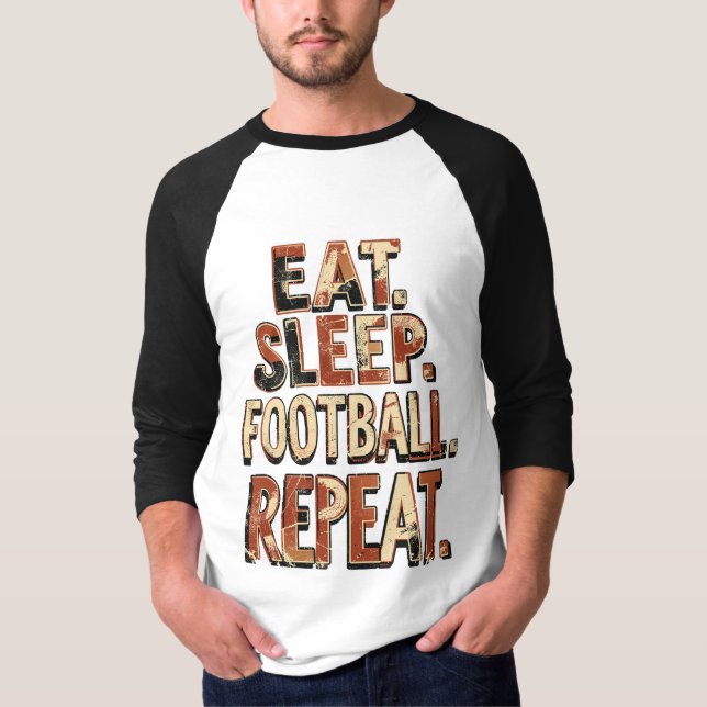 Camiseta Design de fã de futebol retrô | Gráfico de futebol (Frente)