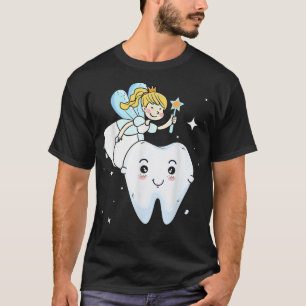 Camiseta Design De Fada De Dente Para Crianças Ou Fadas E F