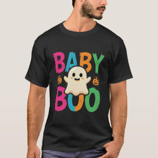 Camiseta Design de Fantasma de Halloween Baby Boo_1