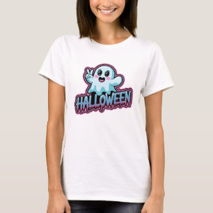 Camiseta Design de fantasma do Dia das Bruxas