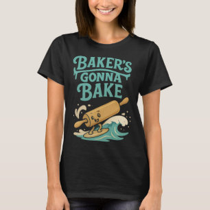 Camiseta Design de Farinha de Surf de Rolo de Ker
