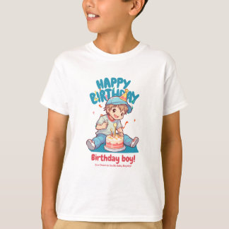 Camiseta design de feliz aniversário do T-Shirt