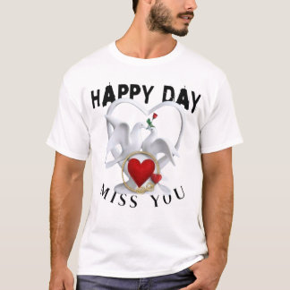 Camiseta "Design de Feliz Dia de Celebração
