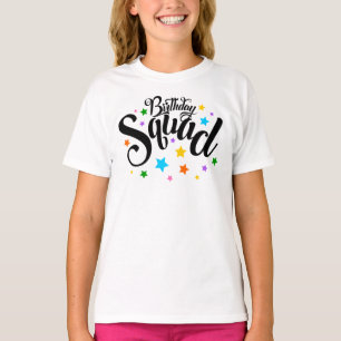Camiseta Design de festas de aniversário para crianças e