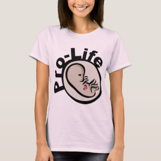 Camiseta Design de Feto Pro-Life