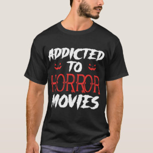 Camiseta Design de Filme de Terror de Halloween para um Fã