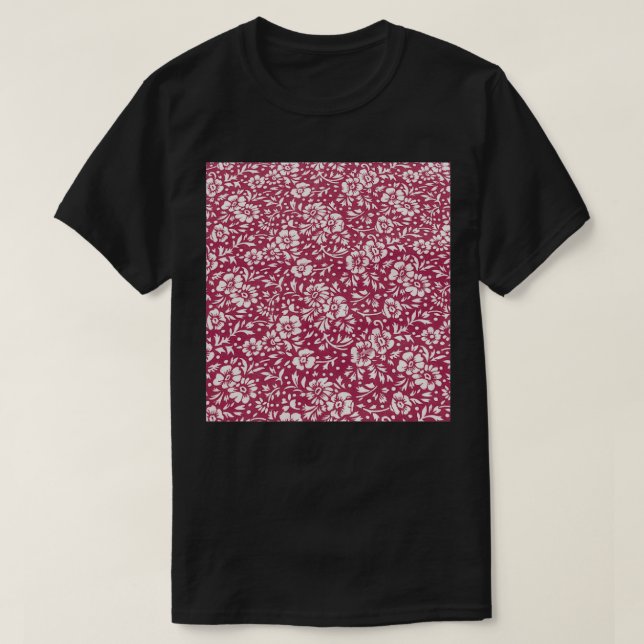 Camiseta Design de Flor Vermelho (Frente do Design)