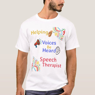 Camiseta Design de Fonoaudiólogo Ajudando Vozes a Serem Ouv