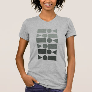 Camiseta Design de Formas Geométricas Diversas em Sala de C
