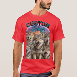 Camiseta Design de Foto de Rap Bootleg Personalizado Único