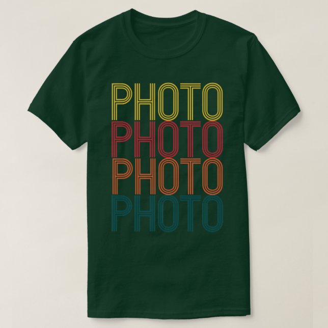 Camiseta Design de Fotografia Retroativa para Fotografia Vi (Frente do Design)