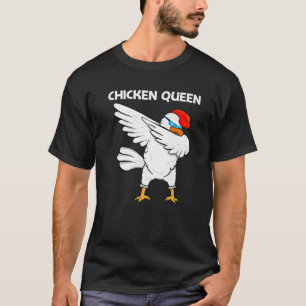 Camiseta Design de Frango legal Para Mulheres Mãe Galo B
