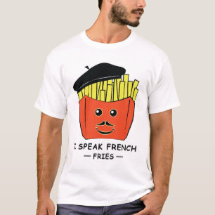 Camiseta Design de Fritas Divertidas