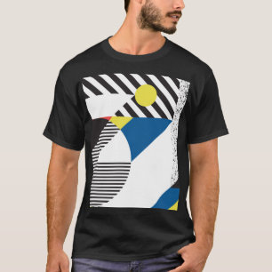 Camiseta Design de Fundo do Estilo Moderno Retroativo