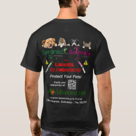 Camiseta Design de fundo escuro B & S