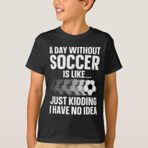 Camiseta Design de futebol engraçado para homens e mulheres