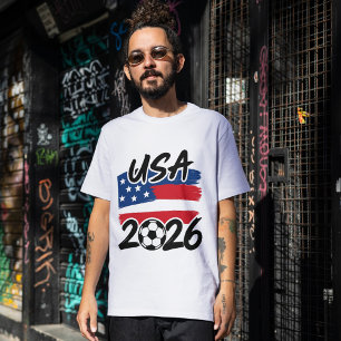 Camiseta Design de Futebol EUA 2026