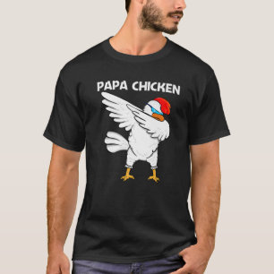 Camiseta Design De Galinha legal Para Galo De Pais Masculin