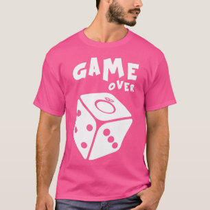 Camiseta Design de Game Over para festa de despedida de sol