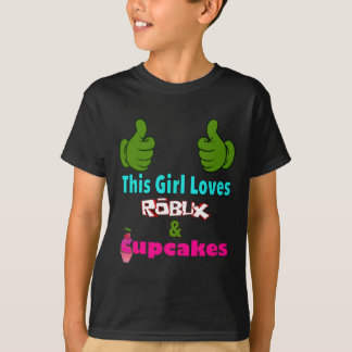 Camiseta Design de Gamer Girl Dizendo Essa Garota Ama Robux
