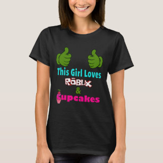Camiseta Design de Gamer Girl Dizendo Esta Garota Ama Robux