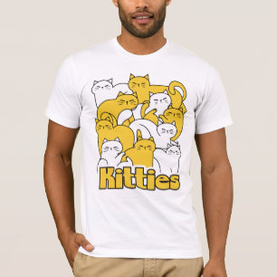 Camiseta Design de Gatinho Chubby - Adorável Arte Gato