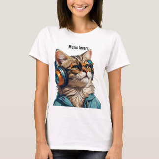 Camiseta Design de gato