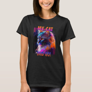 Camiseta Design de Gato Amantes para um Gato Mãe Meu Gato D
