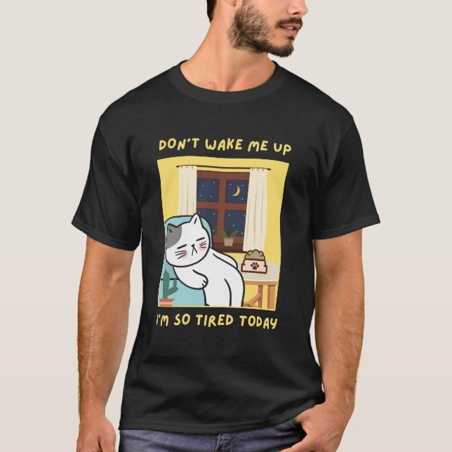 Camiseta design de gato engraçado para crianças - Trendy de (Frente)
