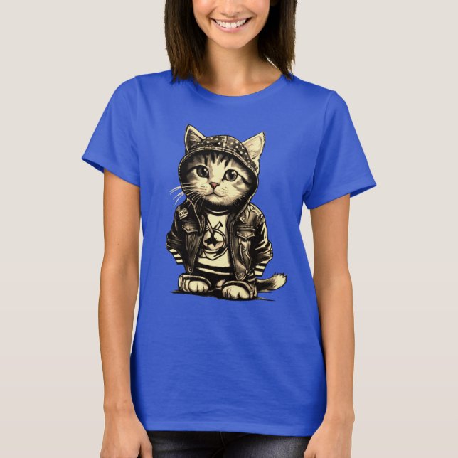 Camiseta Design de Gato Gato-Gato-Gato-Gato (Frente)