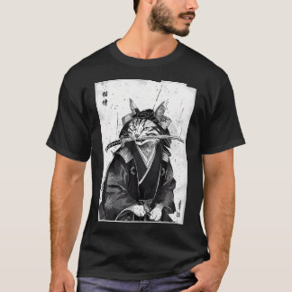 Camiseta Design de Gato Japonês Vintage