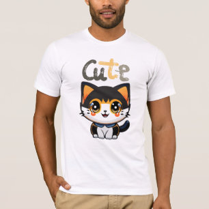 Camiseta Design de gato preto bonito  amante de gatos   com