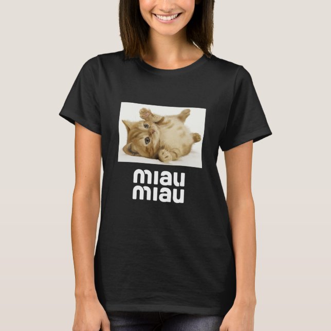 Camiseta Design de gatos engraçados (Frente)