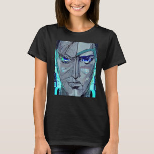 Camiseta Design de Geek para Computador Hacker Cyberpunk Pr