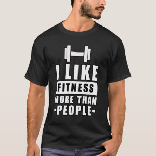 Camiseta Design de Ginásio / Fitness Divertido