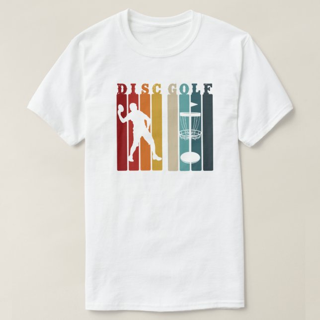Camiseta Design de Golf de Disco Retroativo | Frisbee Lover (Frente do Design)