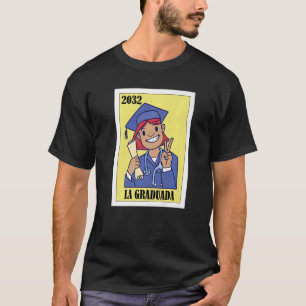Camiseta Design de Graduação Engraçado Mexicano - La Gradua